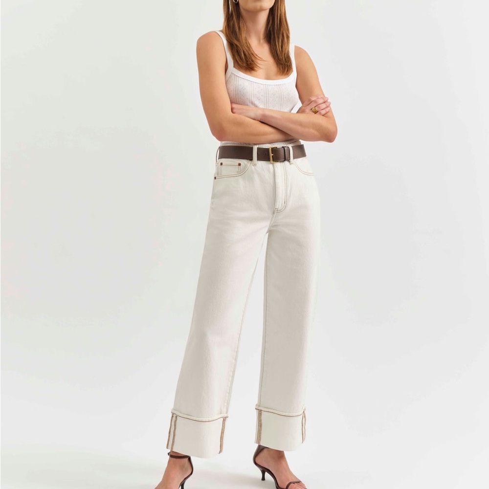 EASTSIDE LOOSE CUFF IN VANILLA